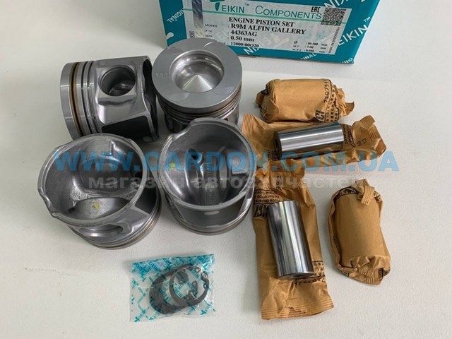 Поршень (комплект на мотор), 2-й ремонт (+0,50) Teikin 44363AG050 цена, от 236.18 USD