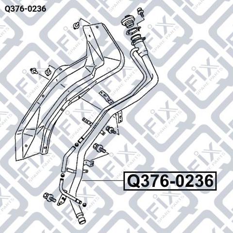 Горловина топливного бака Q3760236 Q-fix