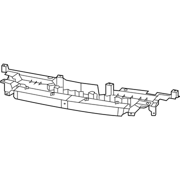 Воздуховод/дефлектор радиатора, верхний 68437119AA Chrysler