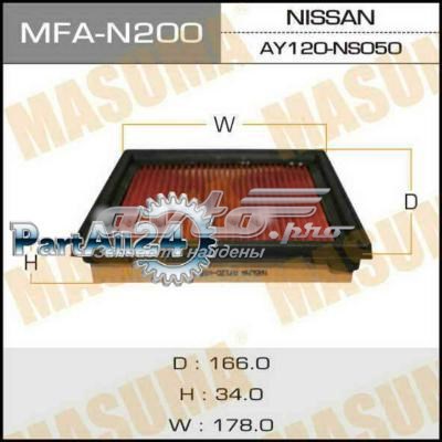 Элемент воздушного фильтра Masuma MFAN200 цена, от 5.72 USD