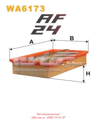 Автомобільний фільтр повітря WA6173WIX WIX