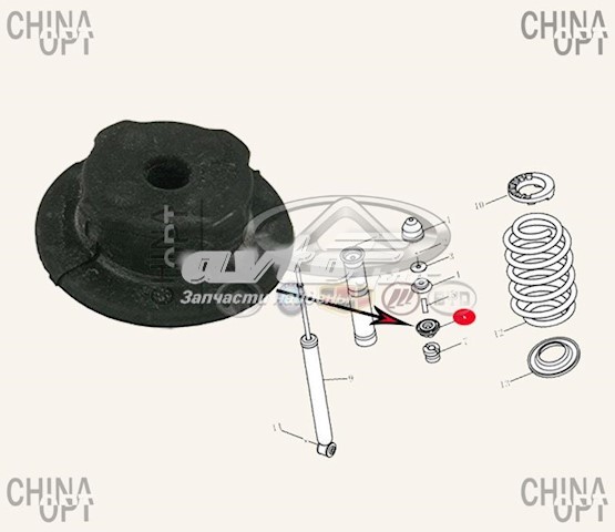 Втулка штока амортизатора заднего Geely 1014013513 цена, от 1.77 USD