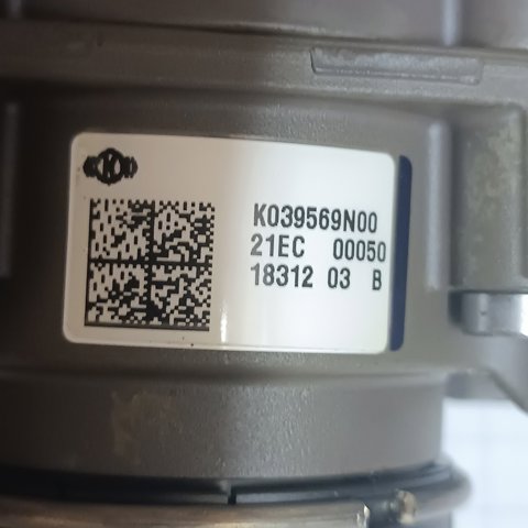 K039569N50 Knorr-bremse Кран управления пневмотормозами (тормозной кран)