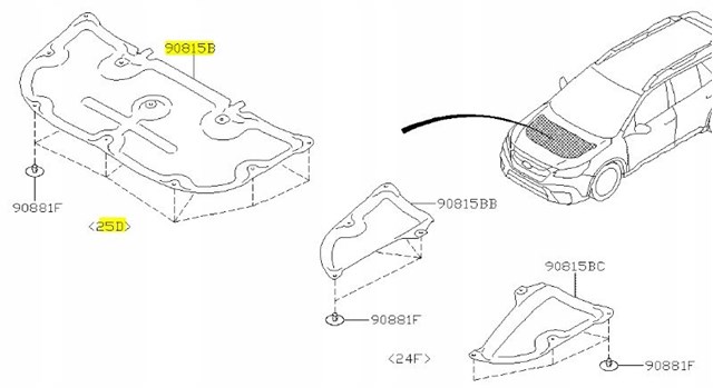  90815AN03A Subaru