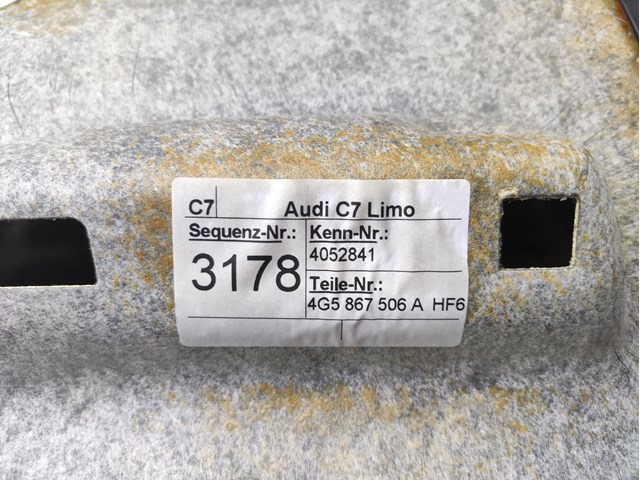 Обивка крыши (потолок) 4G5867506MHF6 VAG
