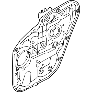  Механизм стеклоподъемника двери задней правой KIA Sorento 3