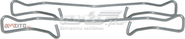 Комплект пружинок крепления передних дисковых колодок JP Group 1163651210