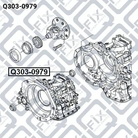 Купить Q3030979 Q-fix Правый сальник полуоси