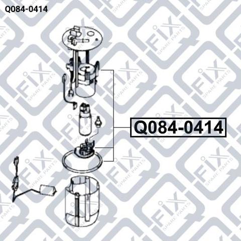 Топливный фильтр Q0840414 Q-fix