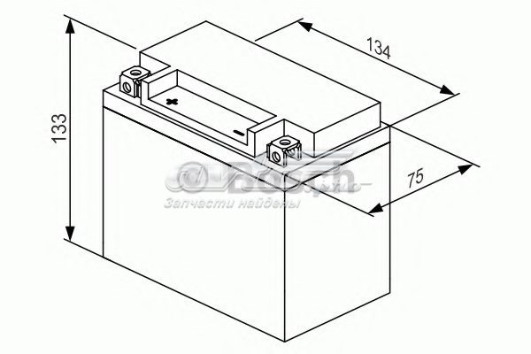 Купить Аккумулятор Bosch 4 А/ч (0986122623)
