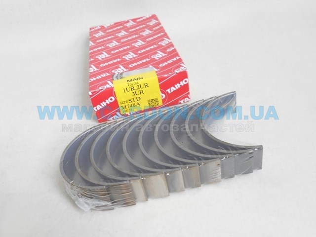 Купить M748ASTD Taiho Вкладыши коленвала, коренные, комплект, стандарт (STD)