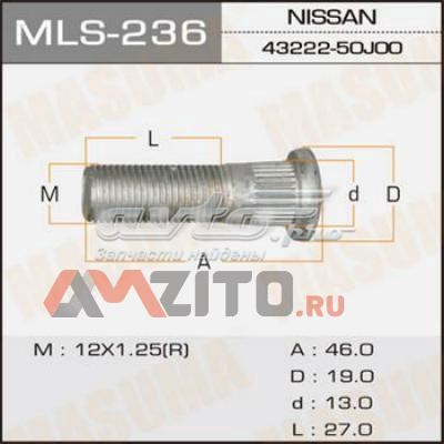 MLS236 Masuma Шпилька колесная, задняя