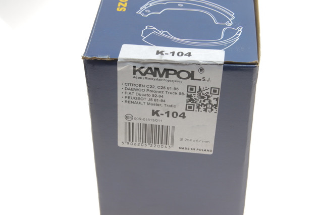 Барабанные колодки Kampol K104
