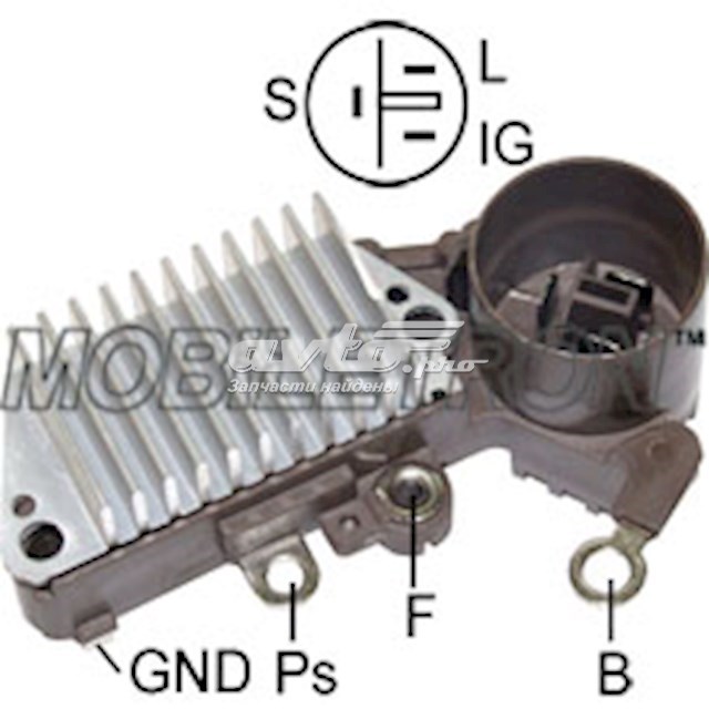 2770010061 TOYOTA Regulador de voltaje alternador 2770010061 TOYOTA