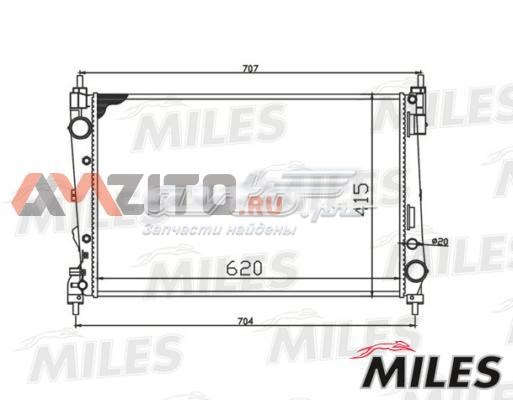 Радиатор ACRM376 Miles
