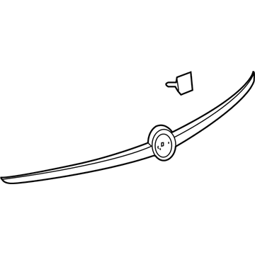 39074035 Opel Накладка крышки багажника