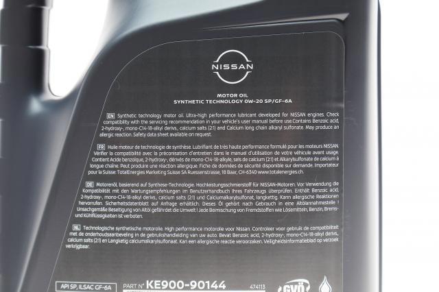Масло моторное Nissan/Infiniti KE90090144