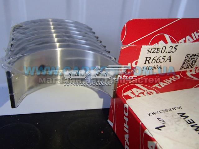 R665A025 Taiho Вкладыши коленвала шатунные комплект 1-й ремонт