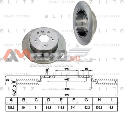 Тормозные диски BS0379 Blitz