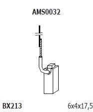 AMS0032 Magneti Marelli Щетка генератора