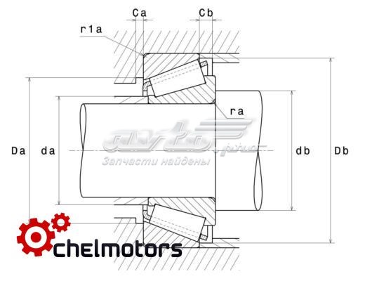 Подшипник ступицы HR30210J NSK