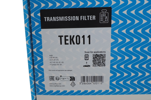 TEK011 Purflux Масляный фильтр АКПП