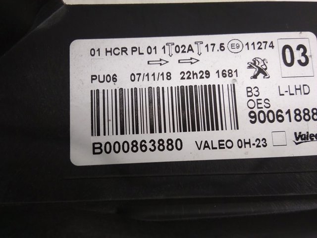Фары Peugeot/Citroen B000863880