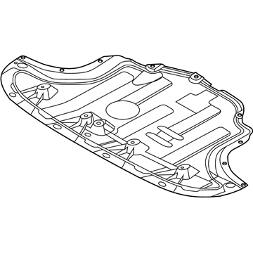 Защита моторного отсека Hyundai/Kia 29110K0200 цена, от 131.24 USD