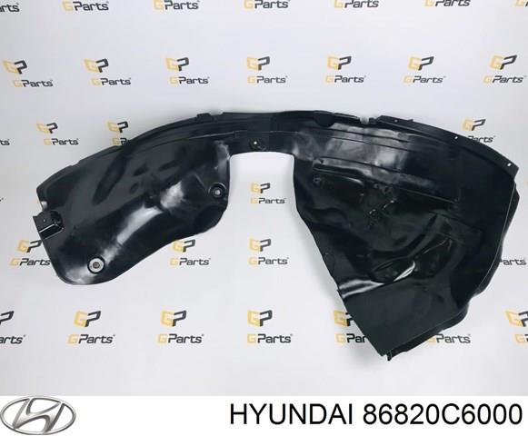 Подкрылок передний правый 86820C6000 Hyundai/Kia