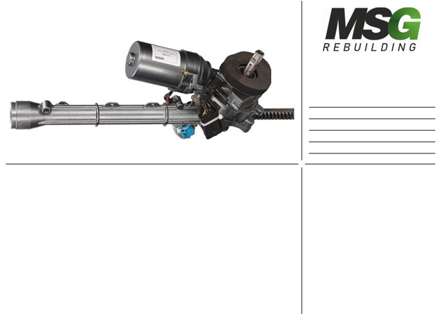 Реечный рулевой механизм MSG Rebuilding CI405NLF0R цена, от 198.69 USD