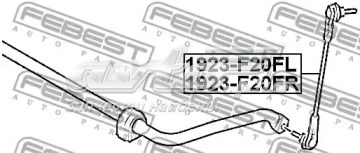 1923-F20FL Febest montante esquerdo de estabilizador dianteiro