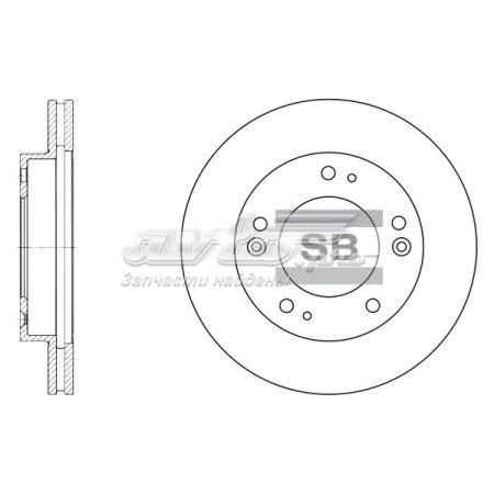 Тормоз дисковый передний Starline PB2978 цена, от 29.91 USD