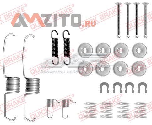 105-0637 Quick Brake kit de montagem das sapatas traseiras de tambor