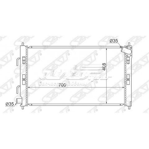 Радиатор MC0001CY SAT