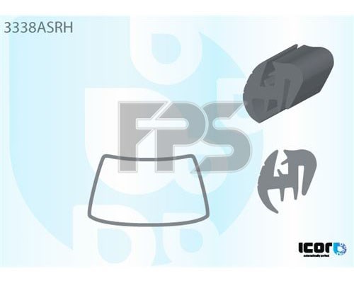 GS2020P110X Уплотнитель лобового стекла FPS GS2020P110X