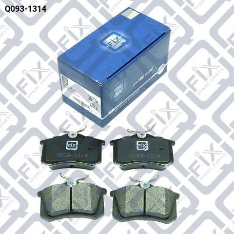 Задние тормозные колодки Q0931314 Q-fix