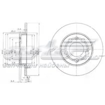 Тормозные диски BG3738 Delphi