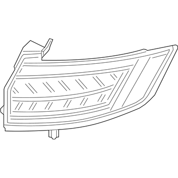 KT4Z13404C Ford lanterna traseira direita externa