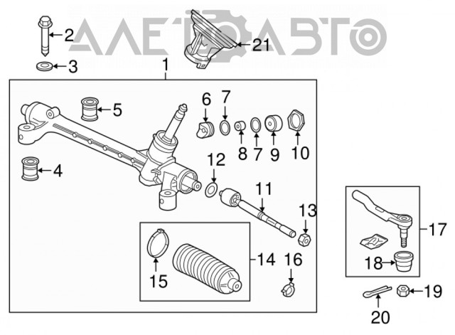 Рулевой наконечник CEHO66L CTR