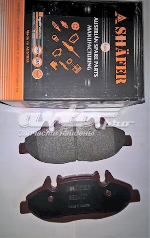 Колодки тормозные передние дисковые SHAFER SB24007