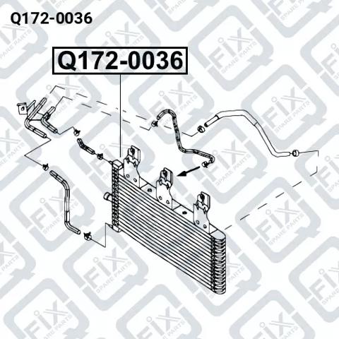 Радиатор охлаждения, АКПП/КПП Q-fix Q1720036 цена, от 4553.97 UAH