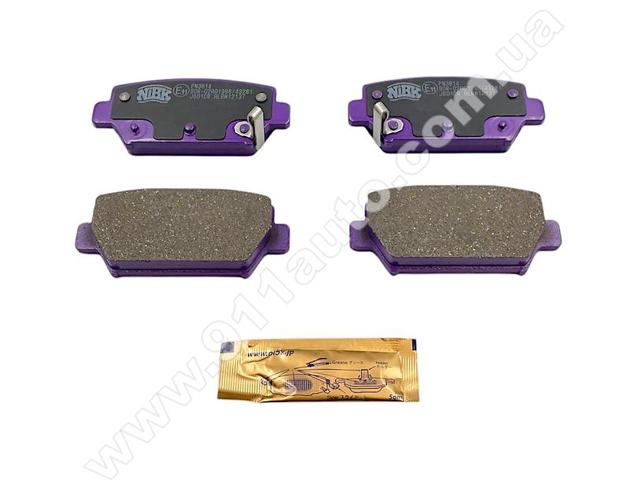 Колодки тормозные задние дисковые NIBK PN3814