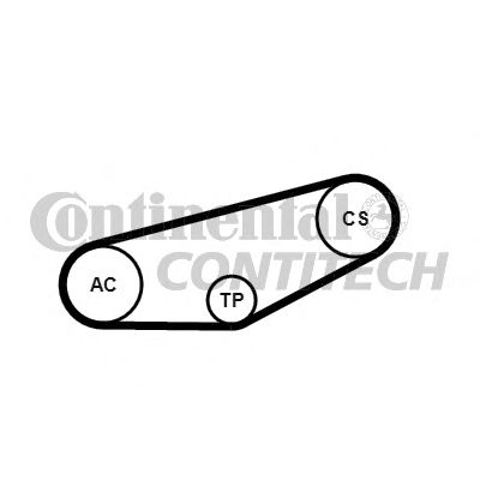 4PK855K1 Continental correia dos conjuntos de transmissão, kit