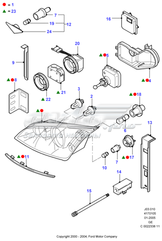 YF1T13411BA Ford 