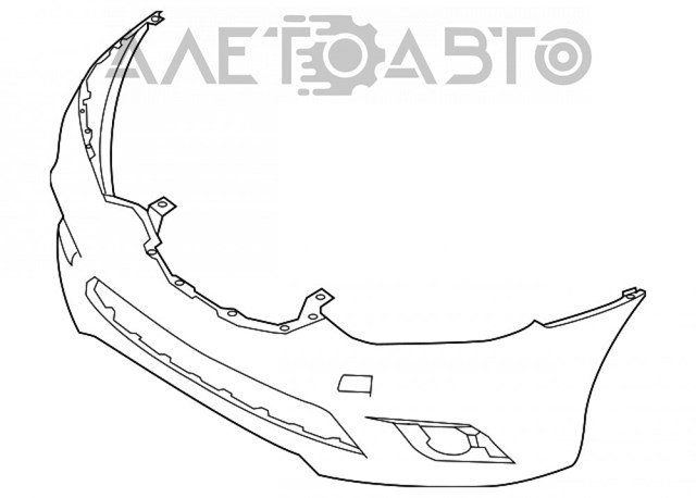 Бампер передний Nissan/Infiniti 620223YU1J