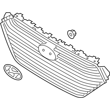 86350G2000PG4 Hyundai/Kia Решетка радиатора