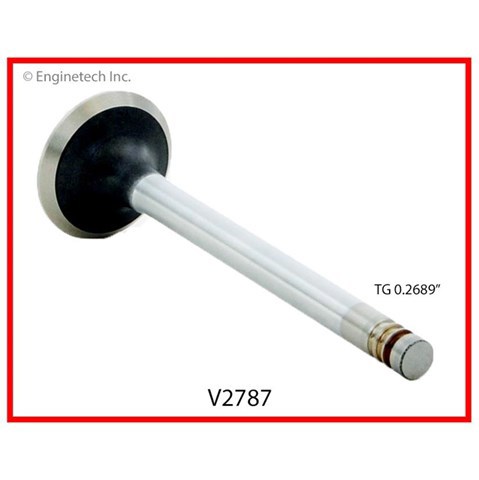 Выпускной клапан двигателя Enginetech V2787 цена, от 15.56 USD