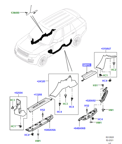 LR053652 Land Rover 