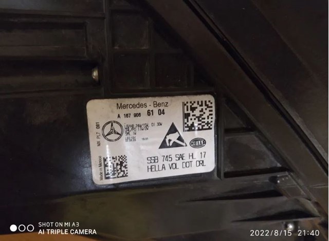 MERCEDES A1679066104 