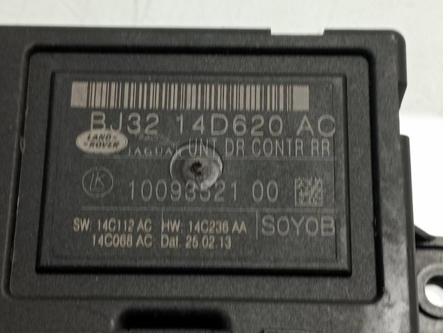 BJ3214D620AC Land Rover Блок комфорта задней двери
